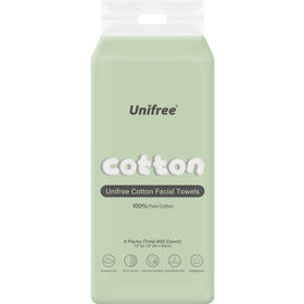UNIFREE front packaging showing 8-pack and 800 count, value and convenience