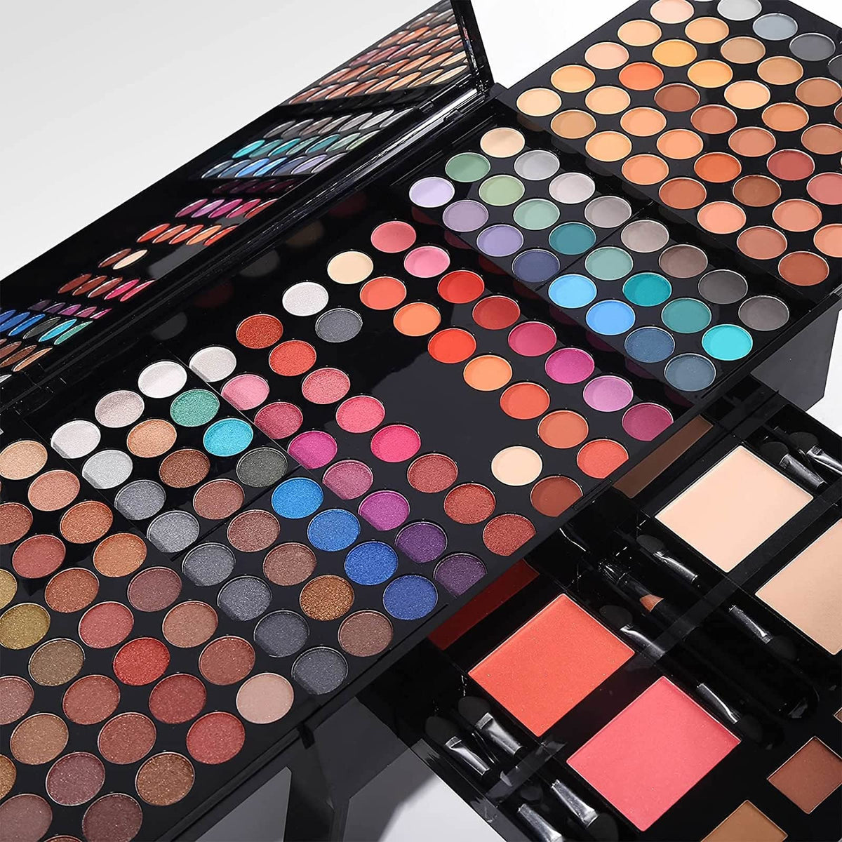 UNIFULL brushes and lipsticks arranged to highlight included tools and precision
