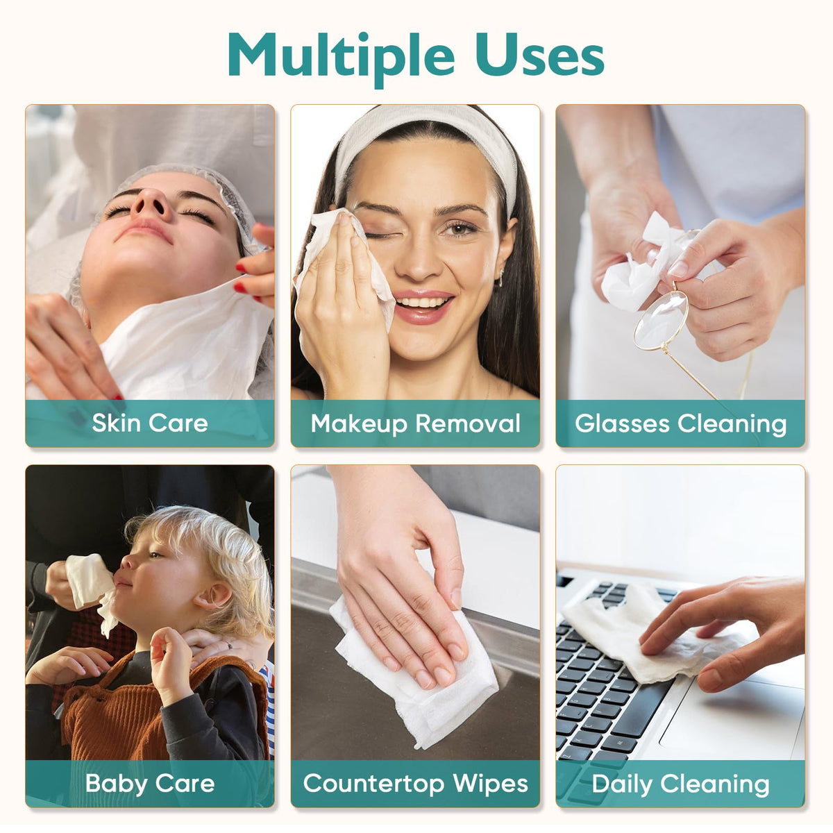 UNIMADE bathroom lifestyle display showing tidy skincare setup benefit