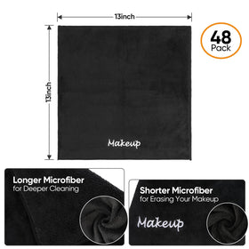 UNIMADE cloth in use removing makeup with water for reusable skincare convenience