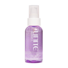 UNITE BLONDA front bottle showing clear argan oil formula and salon-ready packaging benefit shine