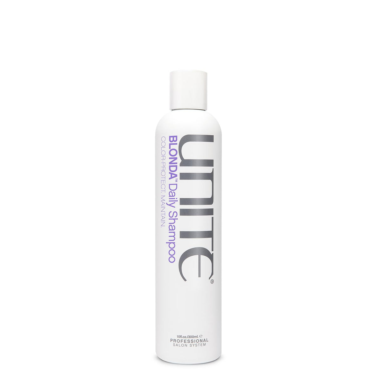 UNITE BLONDA front packaging showing label and 10 fl oz size for easy identification and shelf appeal