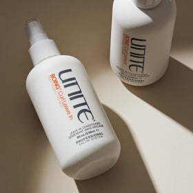UNITE BOING mist close-up illustrating lightweight texture and even coverage