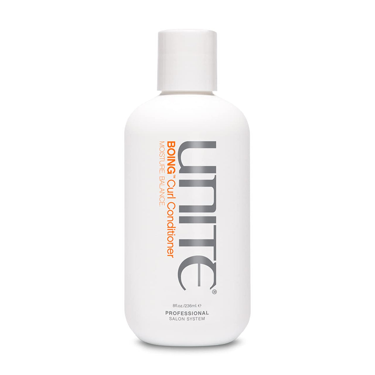 UNITE BOING front packaging showing label and 8 fl oz bottle benefit salon-grade hydration