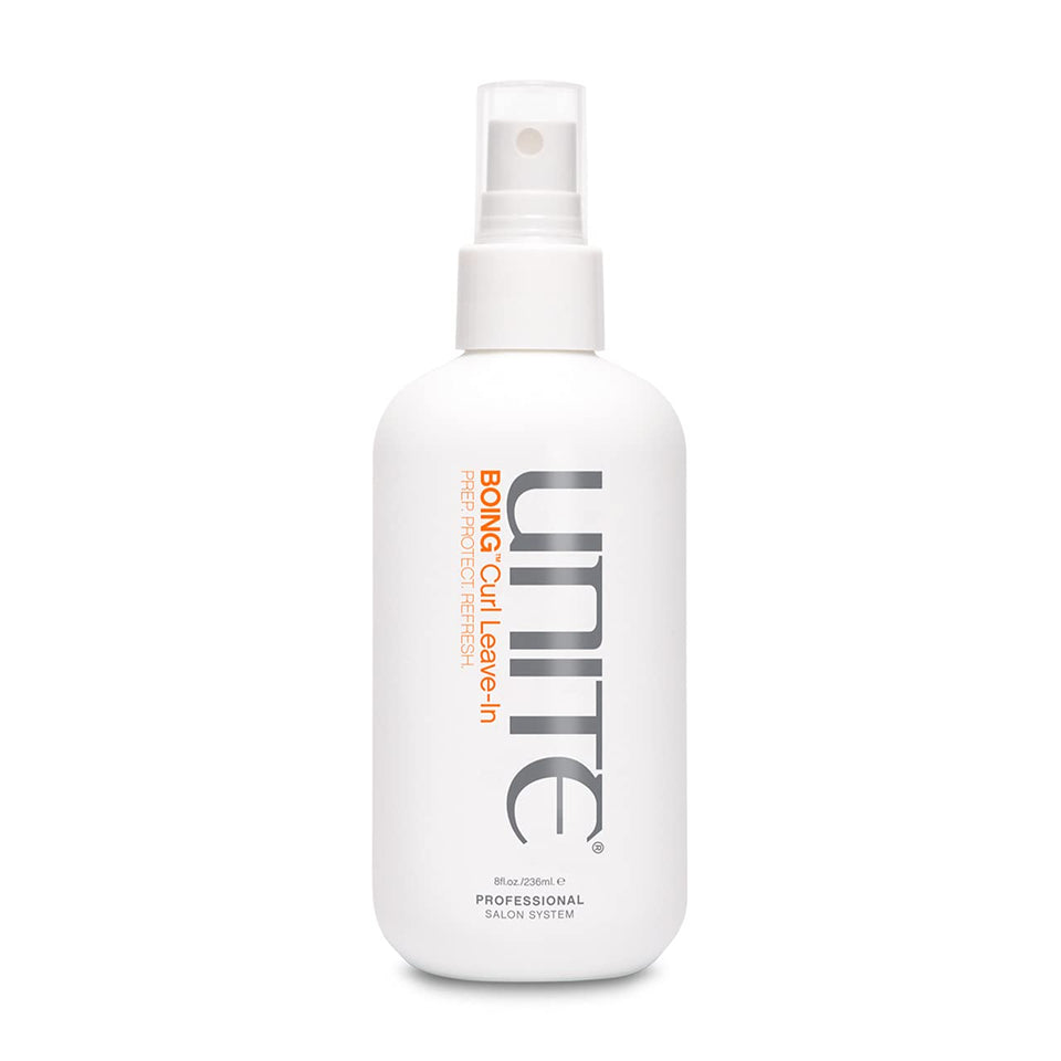 UNITE BOING front bottle showing spray and brand for quick styling