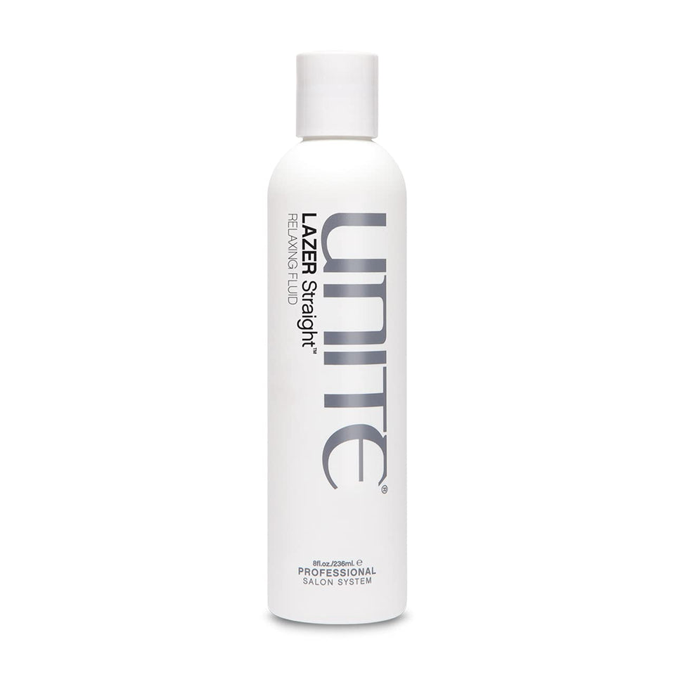 UNITE LAZER Straight front bottle view showing sleek packaging and clarity benefit