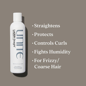 UNITE LAZER Straight fluid texture on palm highlighting smoothing benefit