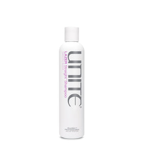 UNITE LAZER Straight shampoo front packaging showing label and size, highlights smoothness benefit