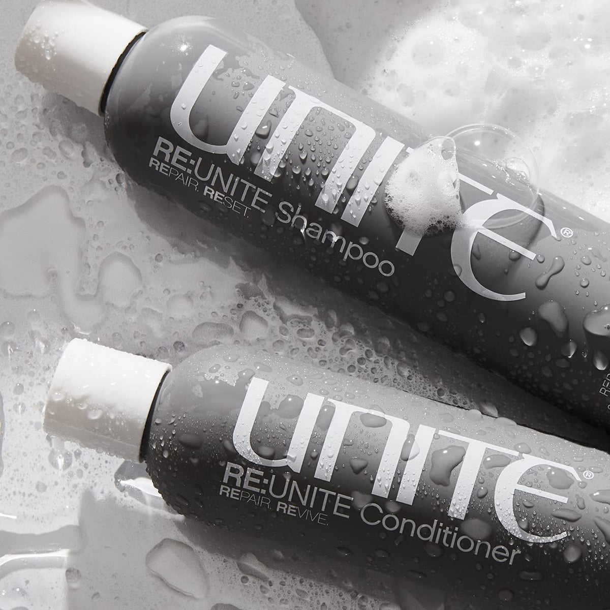 UNITE texture close-up showing creamy formula for lightweight hydration