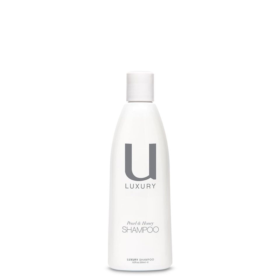 UNITE Hair bottle front view showing label and size, highlights premium care