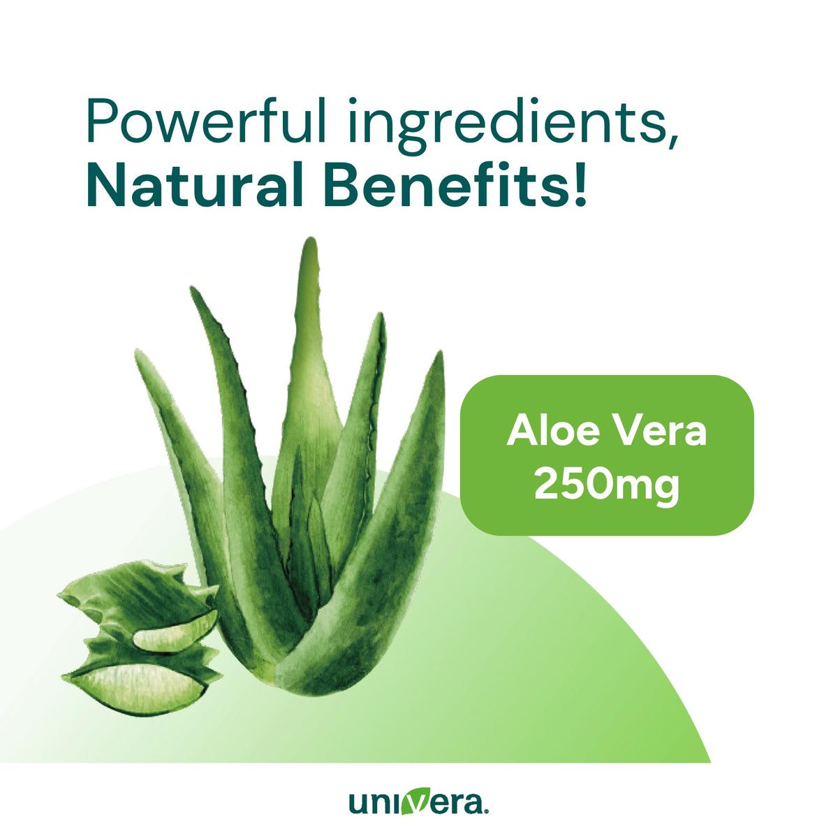 Univera label close-up highlighting organic certification and ingredient clarity