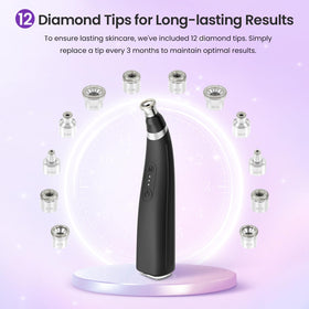 UNOISETION before and after skin texture comparison indicating smoother surface benefit