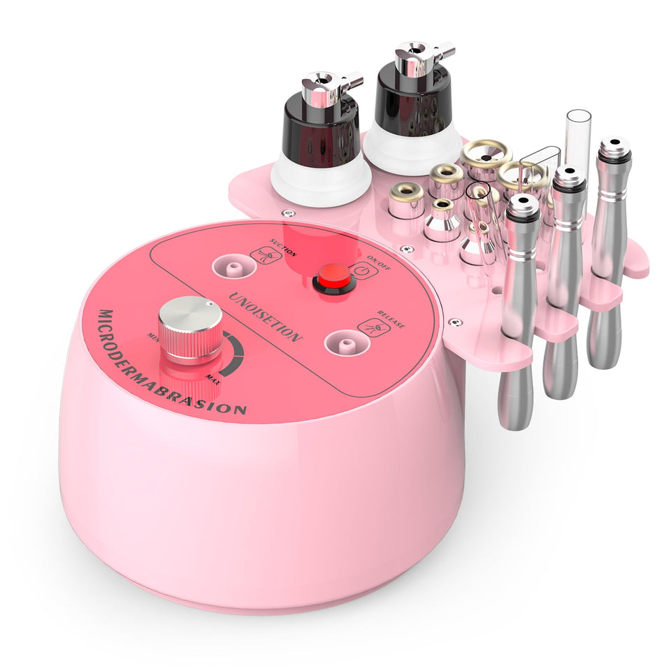 UNOISETION front view of machine showing compact professional design and easy controls