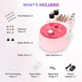 UNOISETION lifestyle bathroom setup portraying ready-to-use home skincare convenience