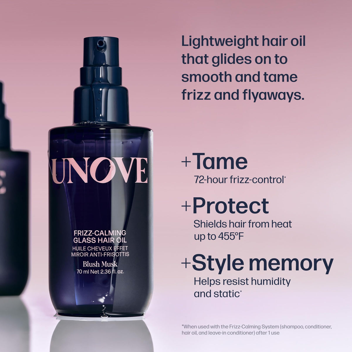 UNOVE bottle pump close-up highlighting precise dispensing and control