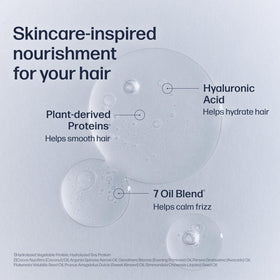 UNOVE applying oil to mid-lengths on damp hair for frizz reduction