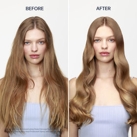 UNOVE before and after ends showing reduced breakage