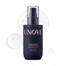 UNOVE front packaging showing bottle and label for glossy finish benefit