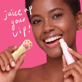 UNQCAT+ open strawberry balm displaying color and subtle fruity scent appeal