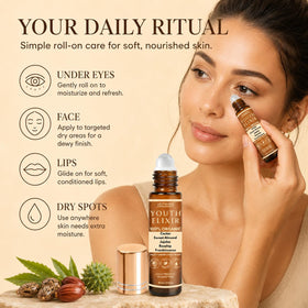 Untamed Organics oil texture droplet highlighting cold-pressed clarity and skin absorption benefit
