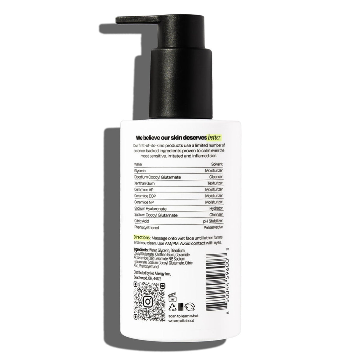 Untoxicated pump top close-up highlighting easy dispensing and user-friendly benefit