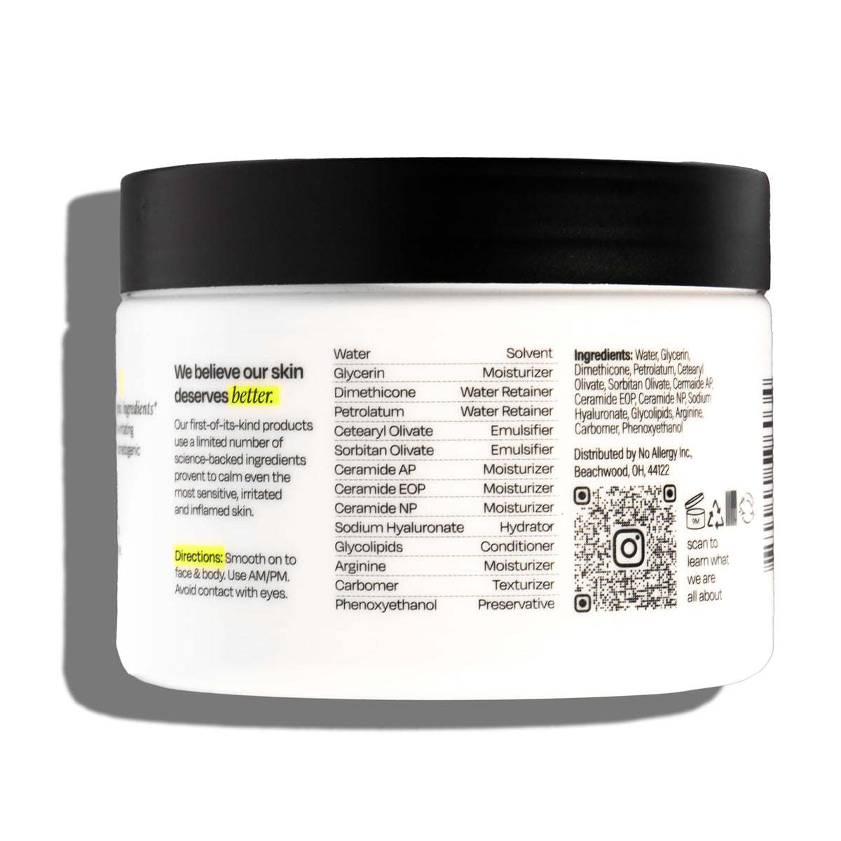 Untoxicated cream texture close-up illustrating smooth, non-greasy hydration