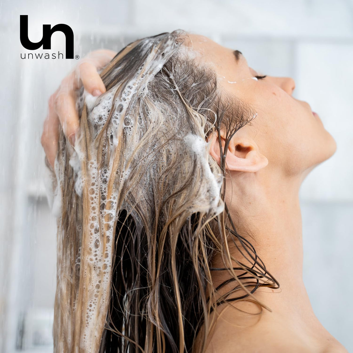 unwash before and after color-treated hair illustrating restored vibrancy