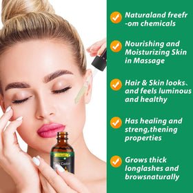 Uocasi oil texture close-up highlighting rich viscosity and moisturizing benefit