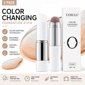 UOIULC detachable brush close-up, soft bristles for seamless blending benefit