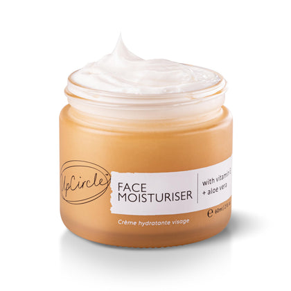 UPCIRCLE jar front packaging showing label and recyclable design benefit