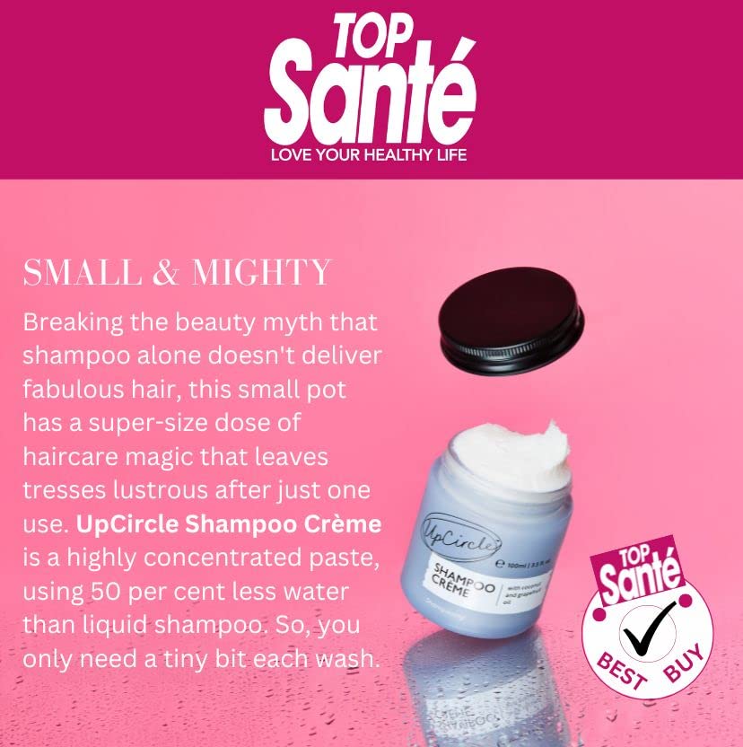 UpCircle creamy shampoo texture close-up showing rich consistency for concentrated use