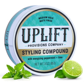 Uplift Provisions front jar showing label and 3 oz size benefit