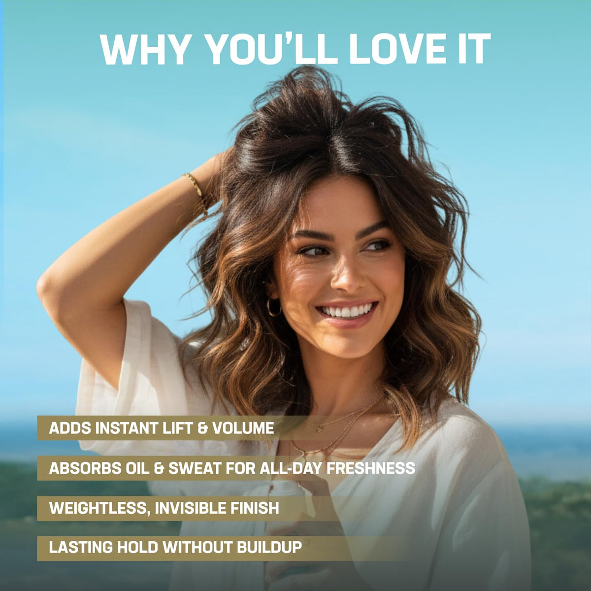 Uplift Provisions before and after photos showing fuller, matte hair results