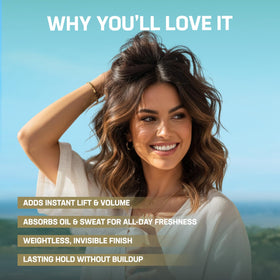 Uplift Provisions before and after photos showing fuller, matte hair results