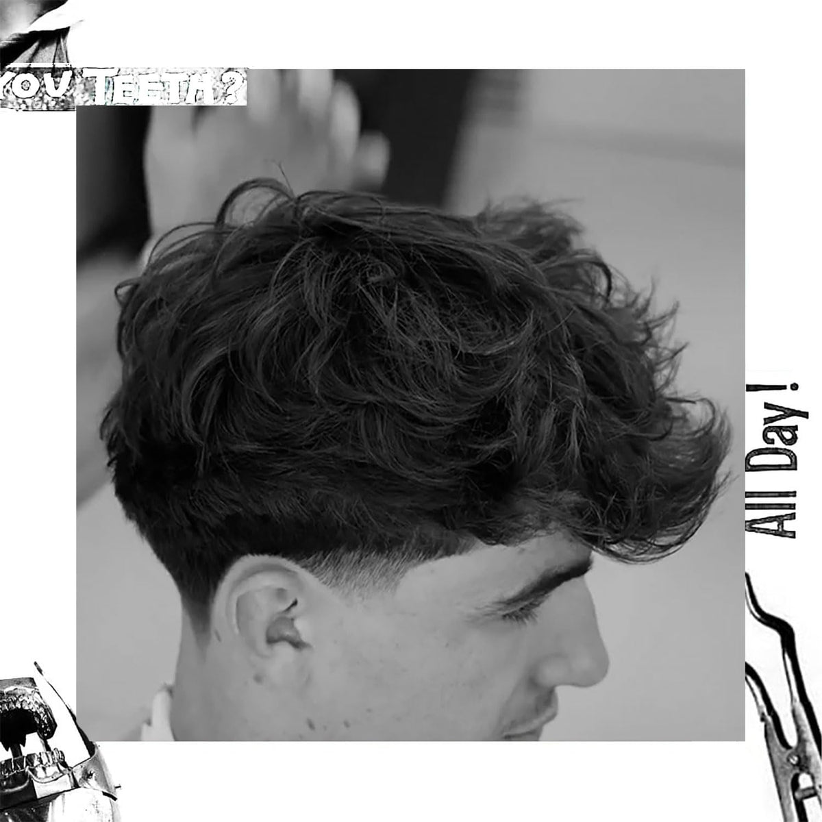 Apply UPPERCUT DELUXE to damp hair for reduced frizz and defined texture