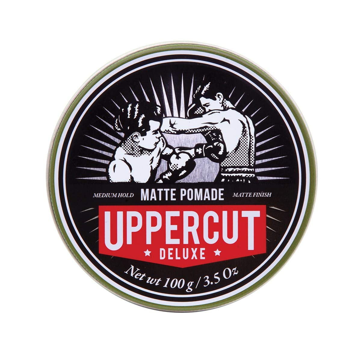 UPPERCUT DELUXE front packaging showing jar and branding for clear identification