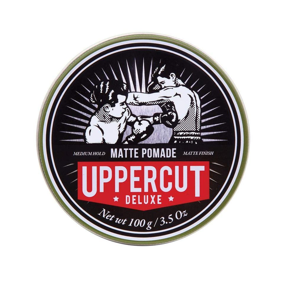 UPPERCUT DELUXE front packaging showing jar and branding for clear identification