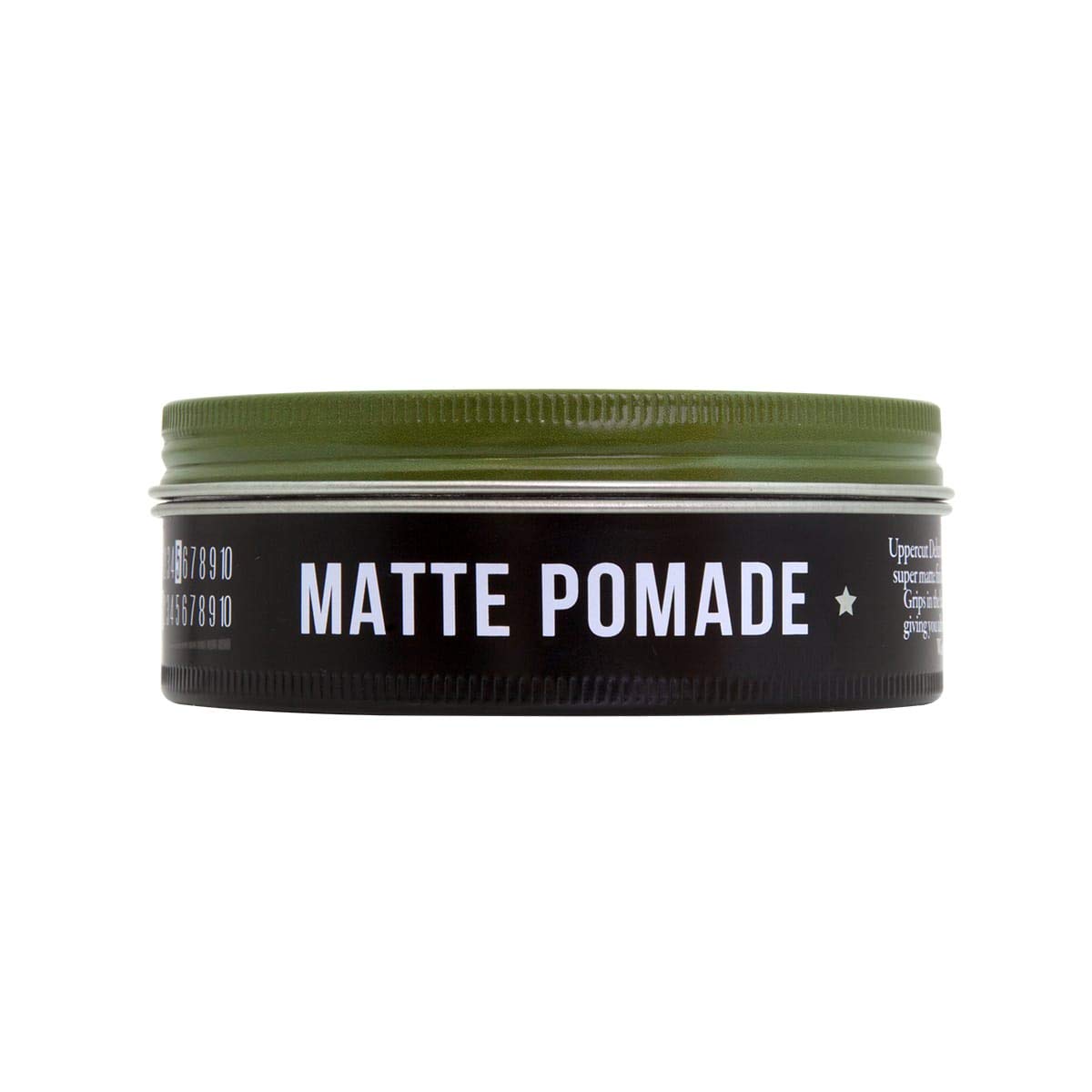 UPPERCUT DELUXE open jar close-up revealing creamy matte texture and easy scoop