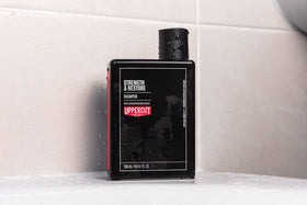 UPPERCUT DELUXE rich foam lather texture, demonstrates deep cleansing benefit