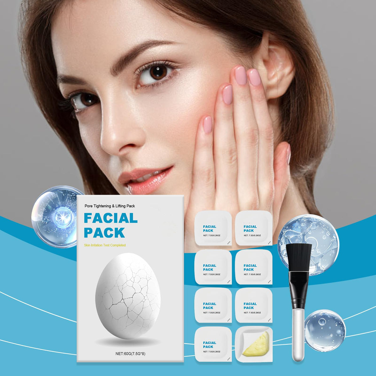 URABOS mask on face demonstrating even coverage and contour fit