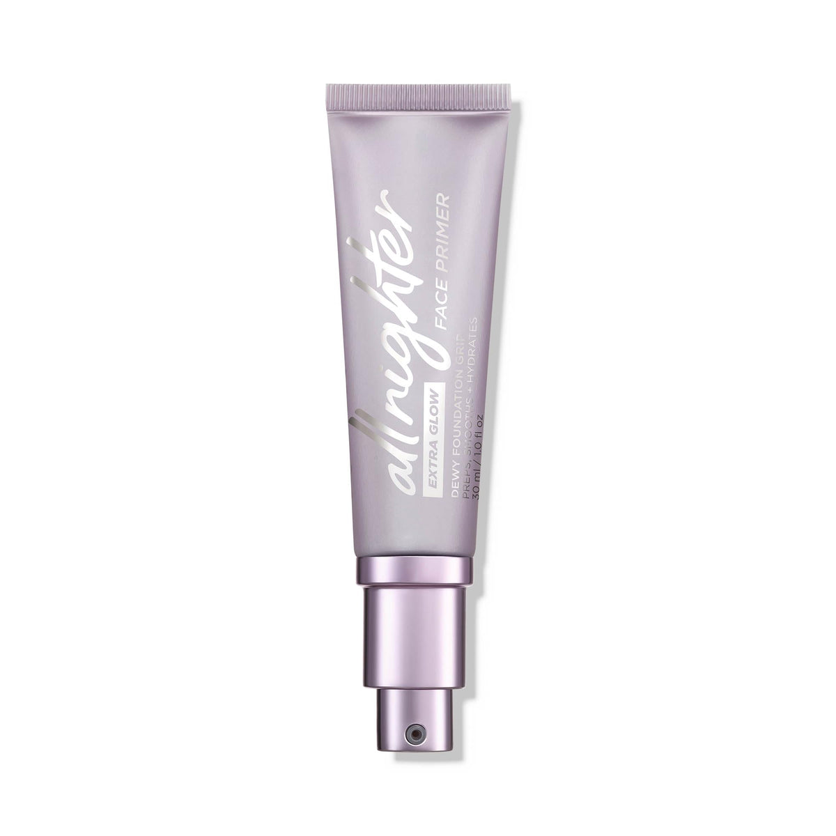 Urban Decay front bottle showing primer packaging and long-lasting benefit