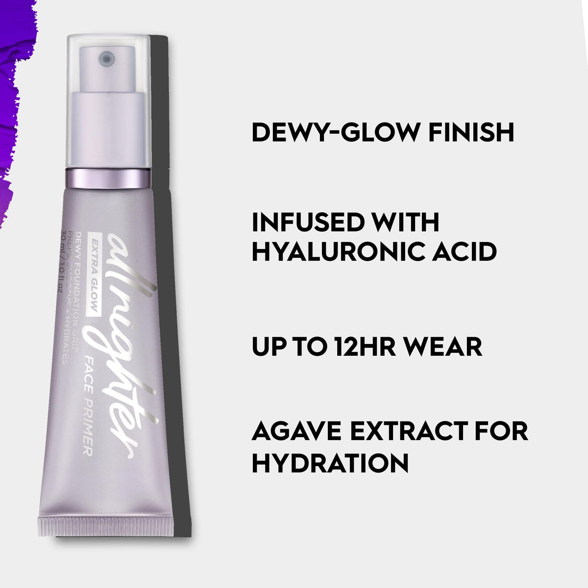 Urban Decay close-up gel texture showing dewy finish and hydrating effect