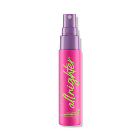 Urban Decay travel bottle front packaging showing product name and size benefit