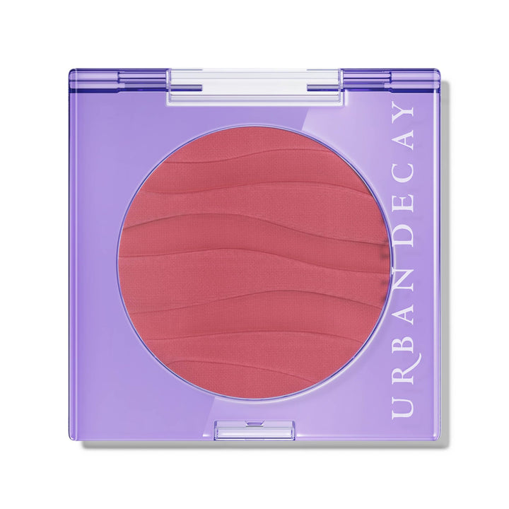 Urban Decay front packaging showing compact and shade Backtalk with durable finish