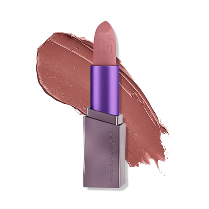 URBAN DECAY Backtalk front packaging showing product and shade swatch benefit hydrating color