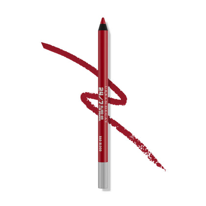 URBAN DECAY pencil front view showing bold red shade and vibrant payoff
