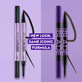 Urban Decay ink-tip brush detail creating hairlike strokes