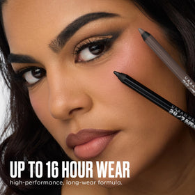 Urban Decay tightline application along upper lashline for fuller-looking lashes