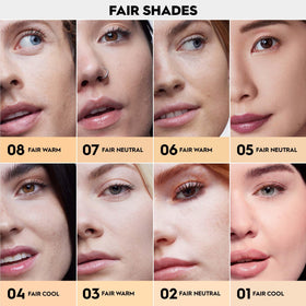 Urban Decay cream texture close-up, reveals lightweight matte finish benefit