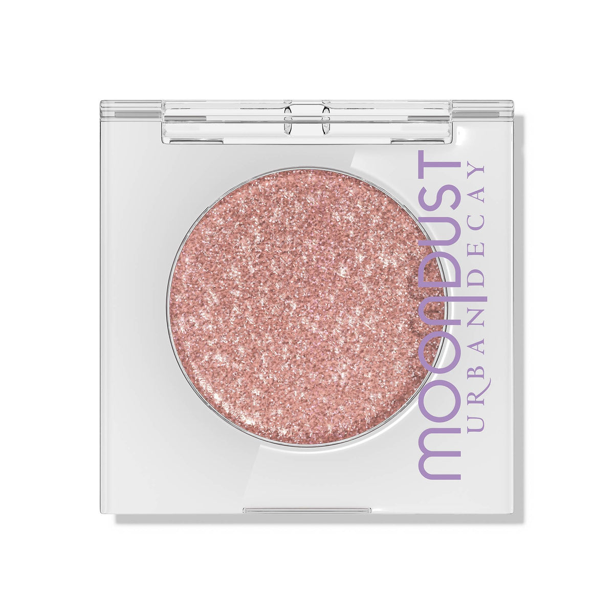 Urban Decay Moondust front pan showing Crushin' Hard shimmer for vibrant lids